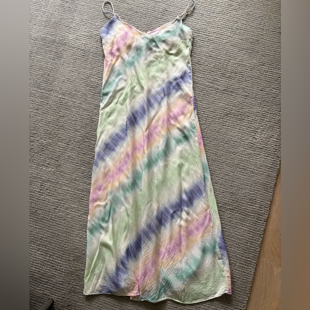 Zara Pastel Tie-Dye Dress